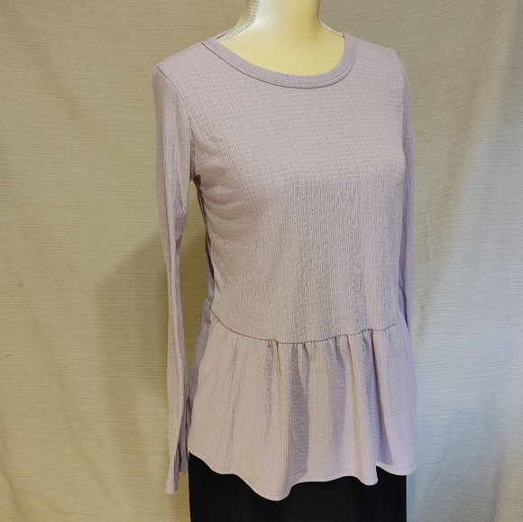 Acemi Blush long sleeve crew neck knit top - Picture 1 of 9